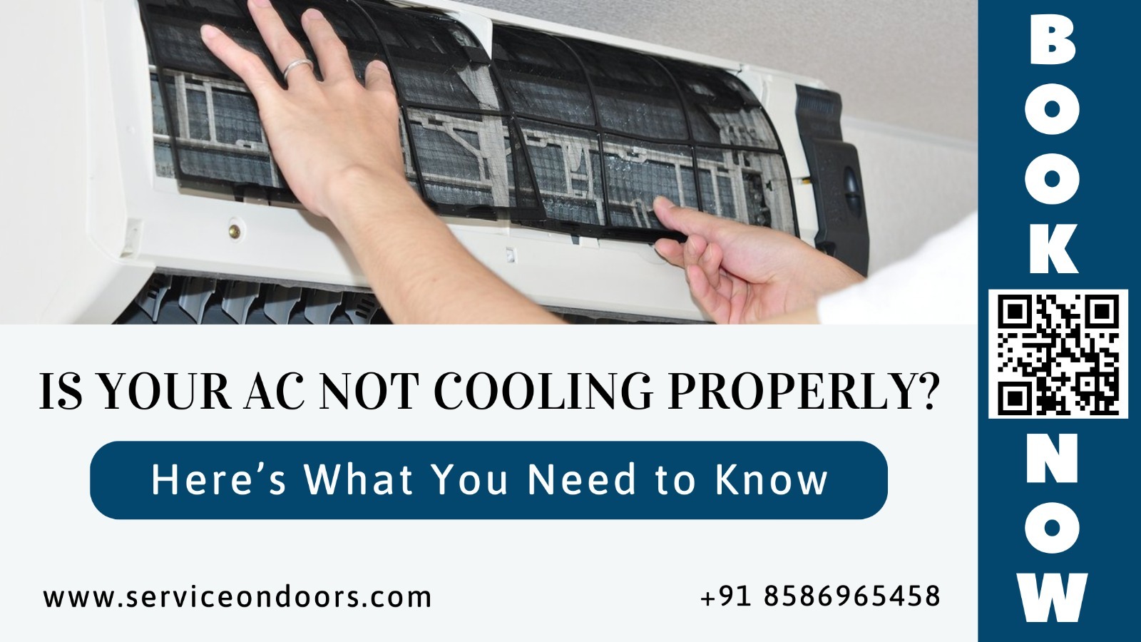Affordable AC Repair Services | ServiceOnDoors |:+91 85869 65458