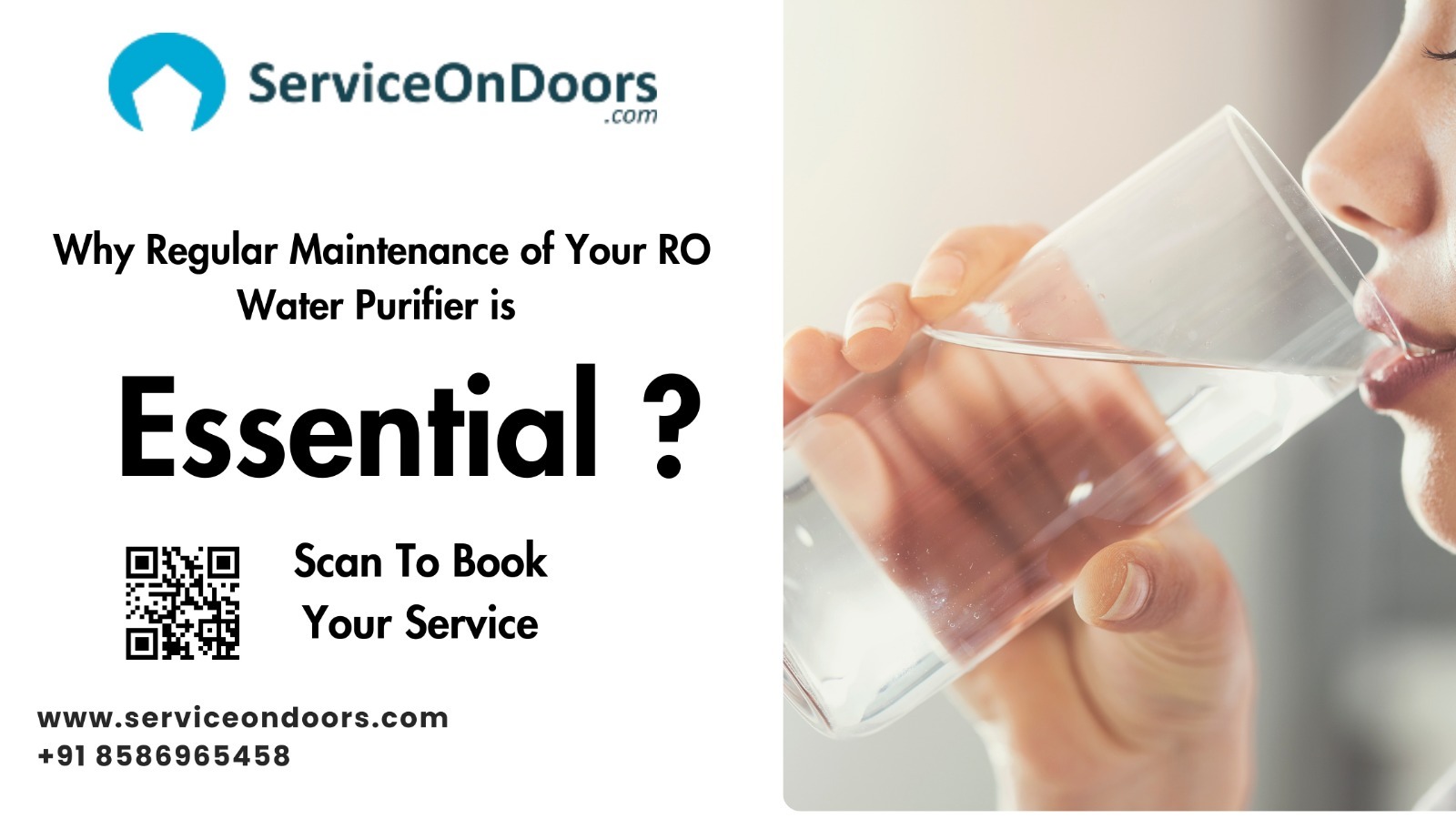 India`s Top RO Water Purifier Service Providers | ServiceOnDoors | 8586965458
