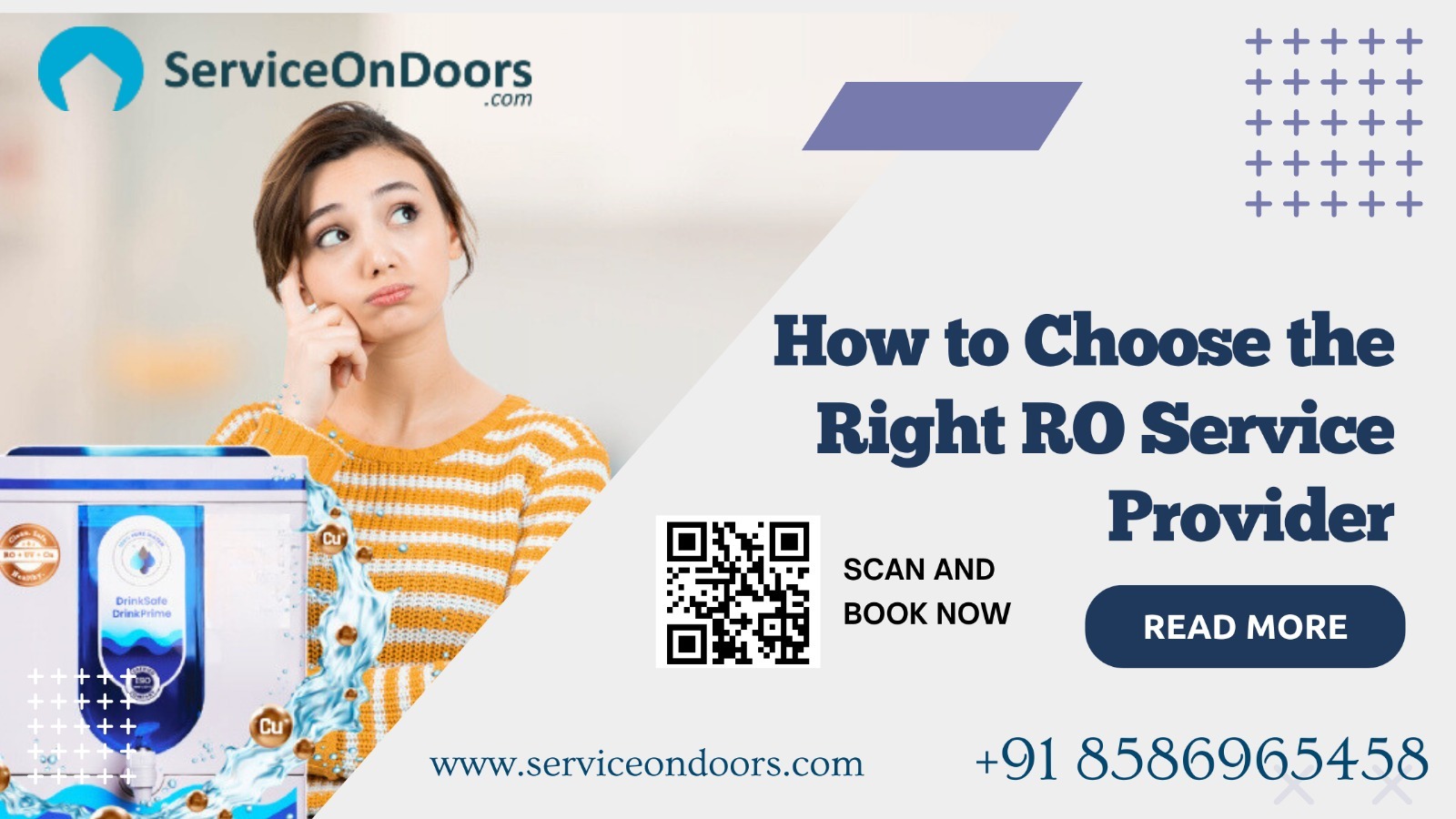 Best RO Repair Services Near Me | ServiceOnDoors | 8586965458