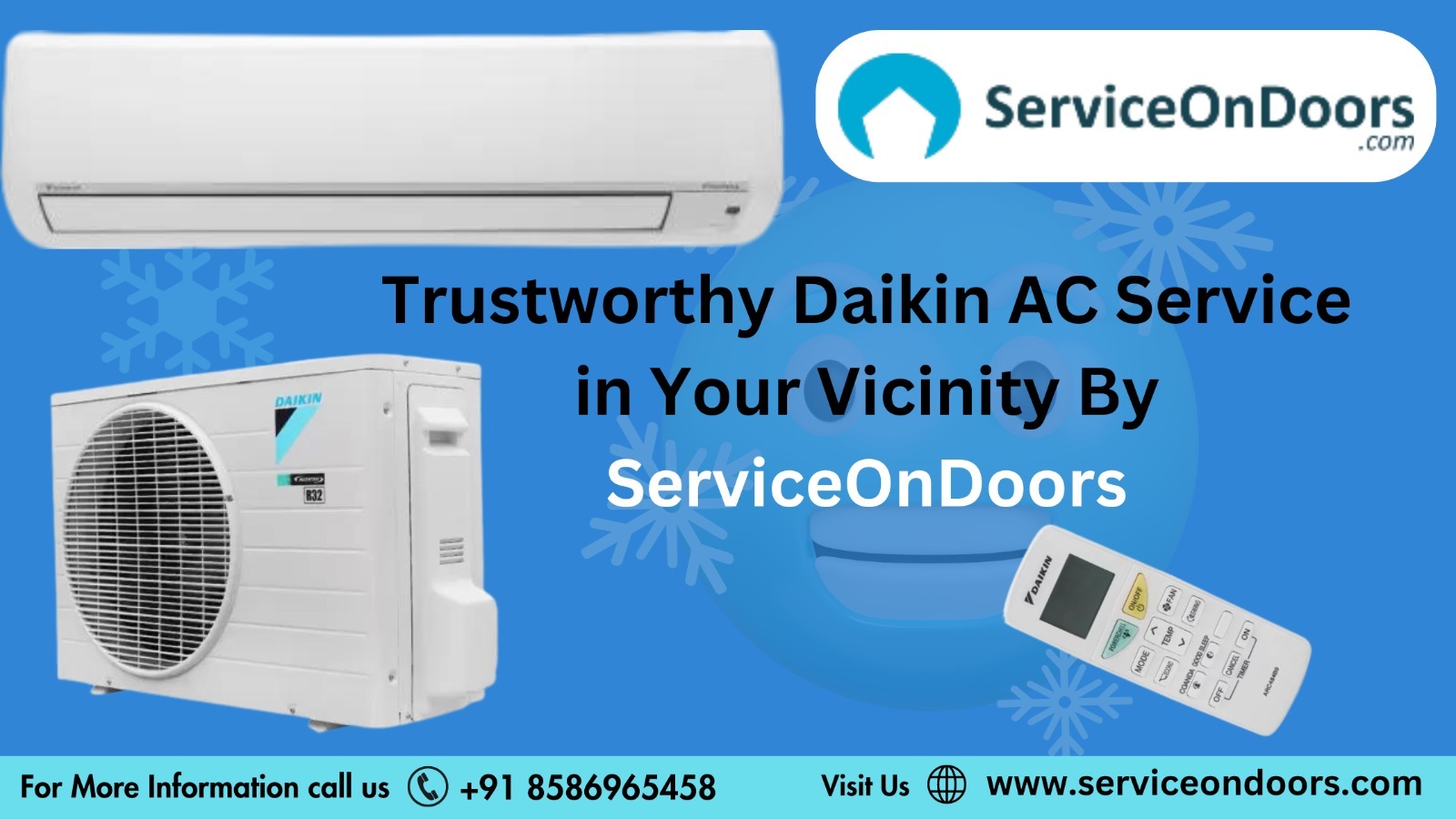 DAIKIN AC Services near me | ServiceOnDoors | 8586965458