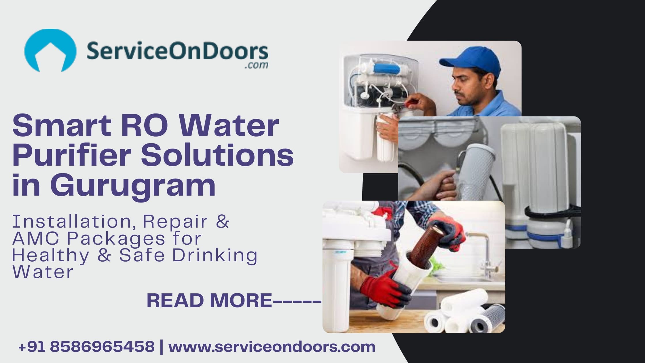 Best RO Water Purifier Service in Gurugram |  Call: 8586965458 | ServiceOnDoors