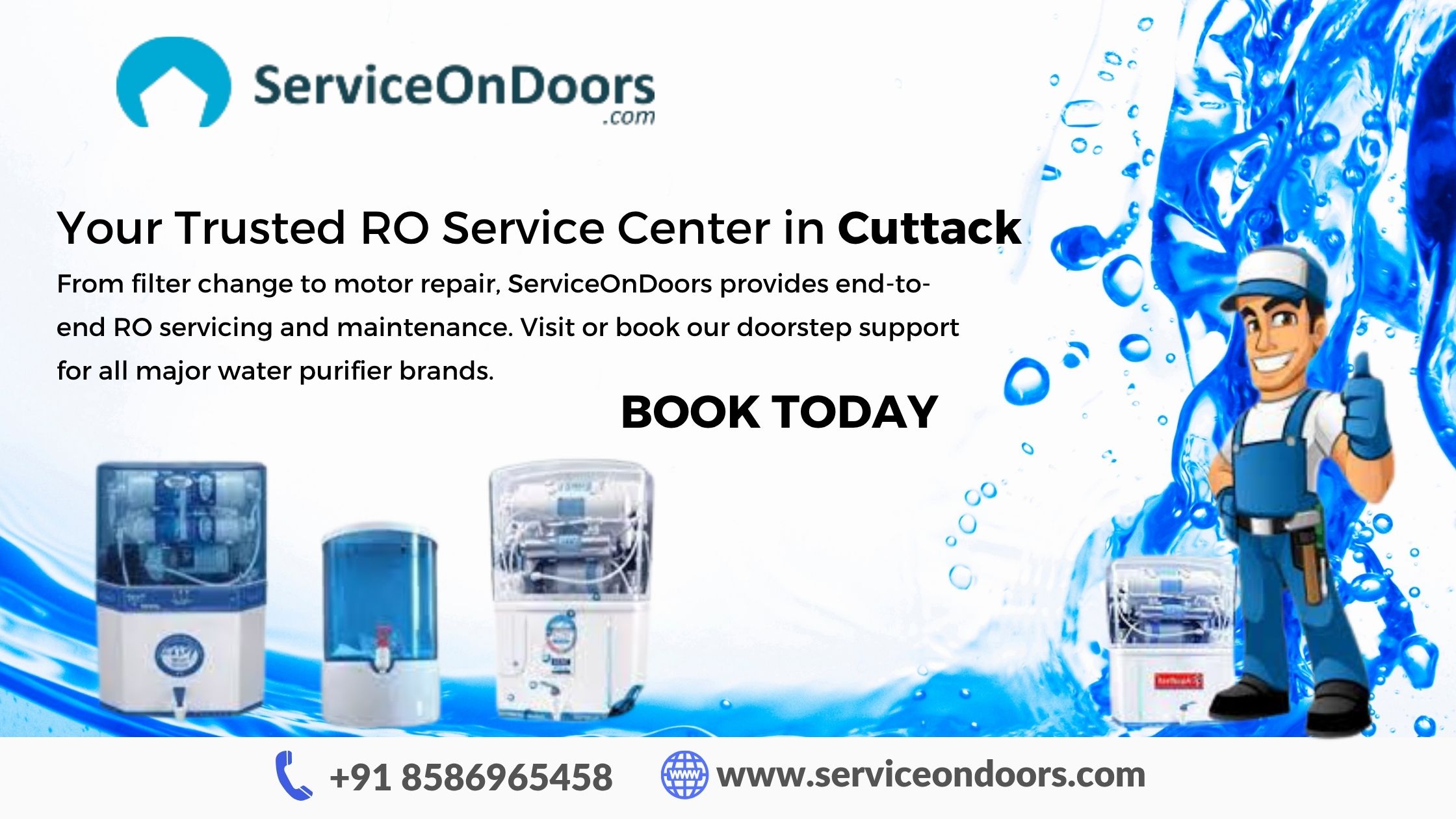 RO Installation in Cuttack | Water Purifier Setup Experts | Call: 8586965458 | ServiceOnDoors