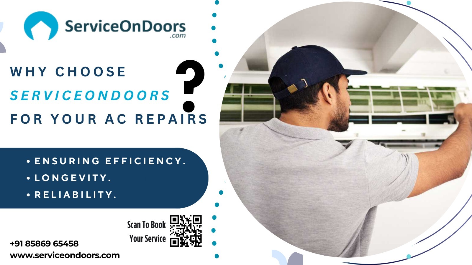 AC Service Providers Near me | ServiceOnDoors | 8586965458