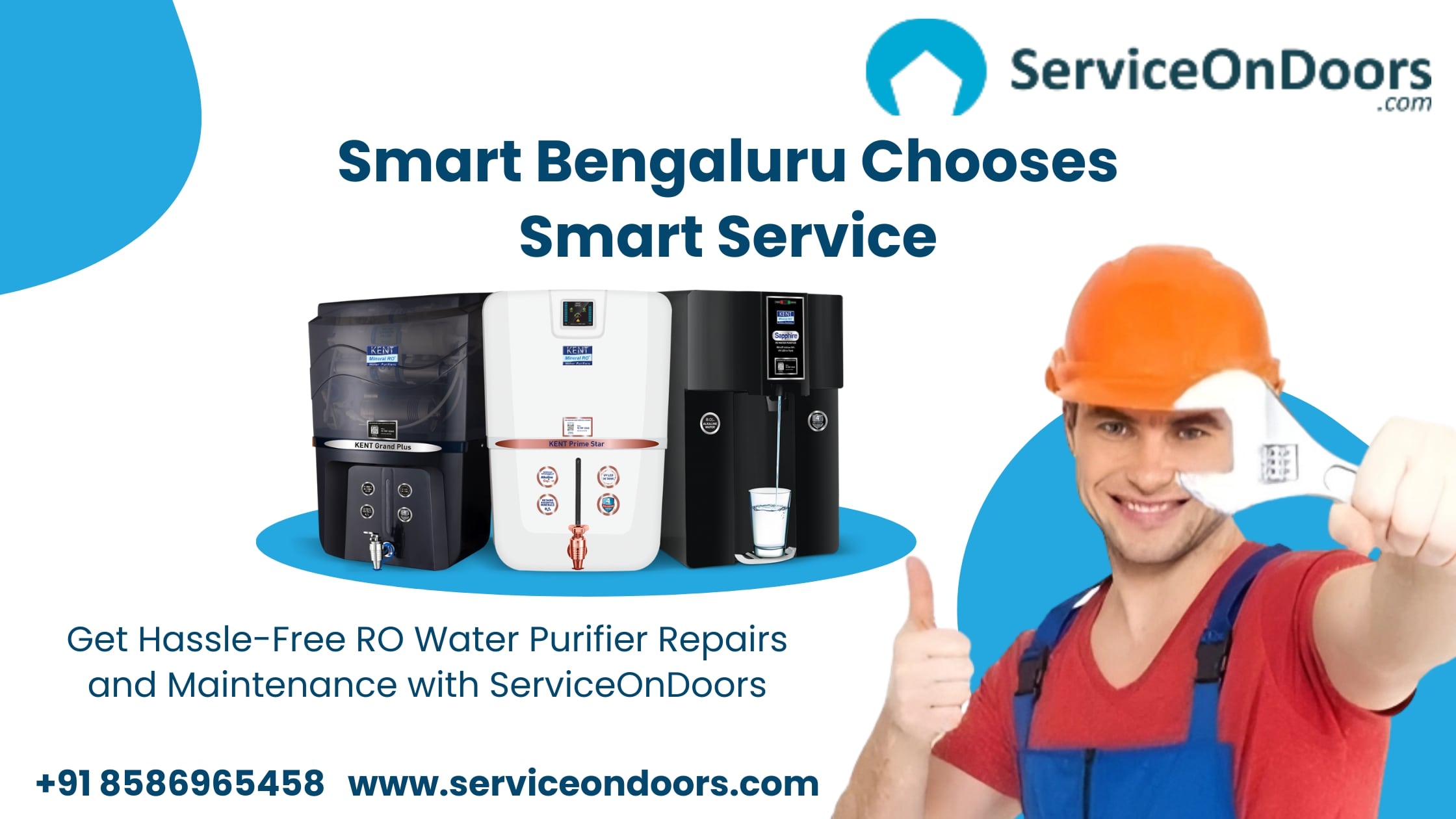 Best RO Repair & Water Purifier Service in Bengaluru |  Call: 8586965458 | ServiceOnDoors