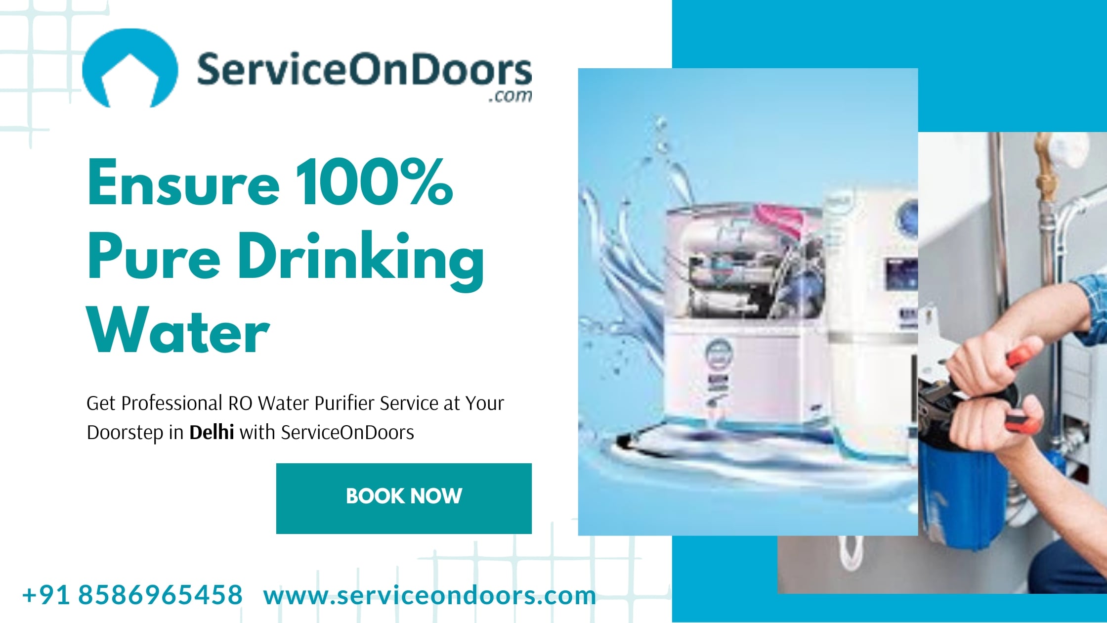 Water Purifier RO Repair in Delhi |  Call: 8586965458 | Affordable Doorstep Service