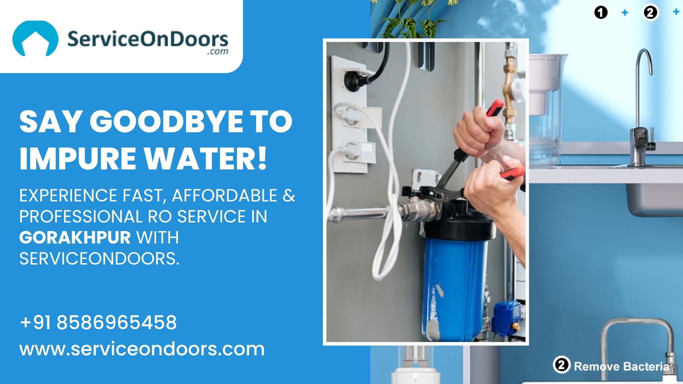 7 Common RO Problems in Gorakhpur & Professional Repair Solutions |  Call: 8586965458 |  ServiceOnDoors