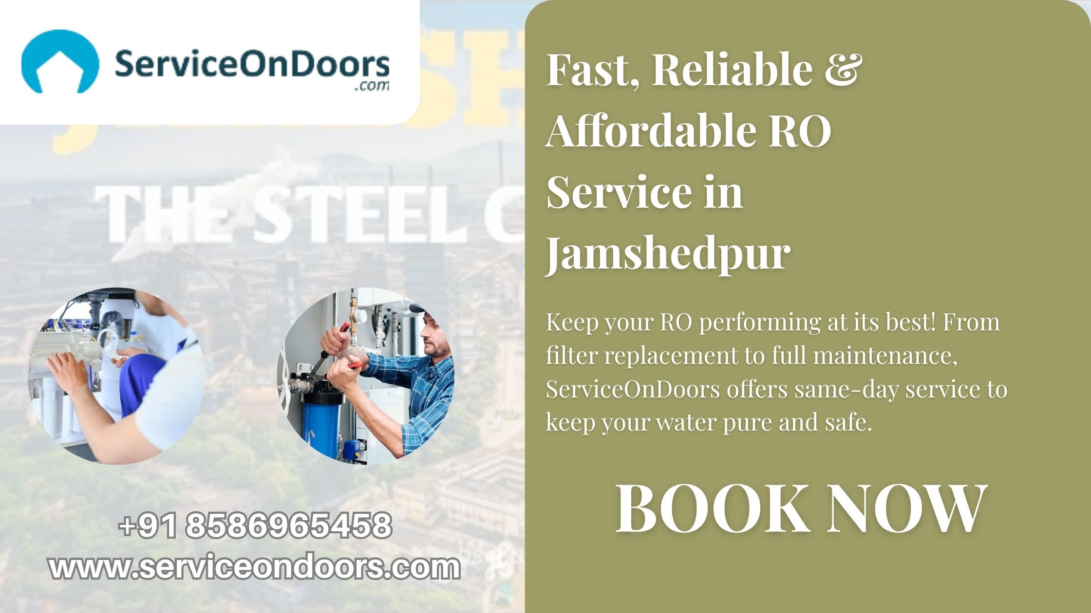 RO Service in Jamshedpur | Reliable Water Purifier Maintenance Call: 8586965458 –  ServiceOnDoors