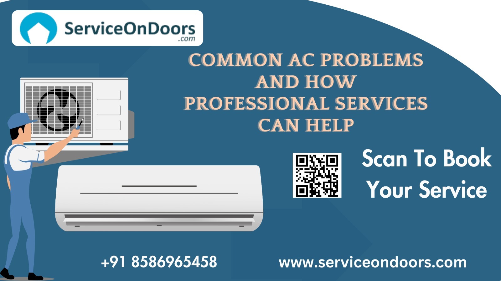 Top AC Repair And Services in India | ServiceOnDoors | 8586965458