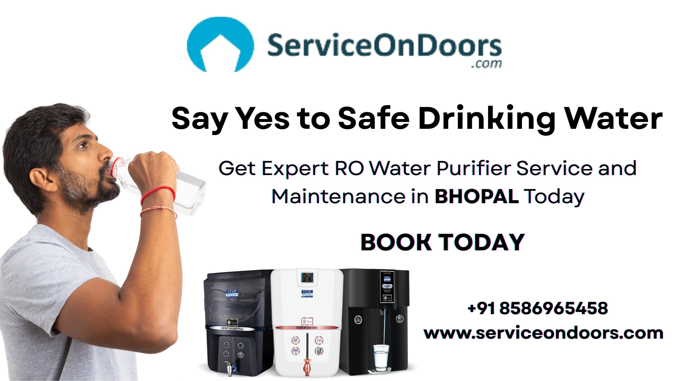 RO Water Purifier Service in Bhopal |  Call: 8586965458 | ServiceOnDoors
