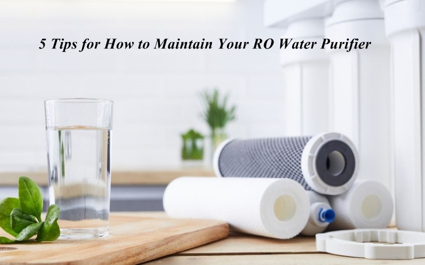 5 Tips for How to Maintain Your RO Water Purifier