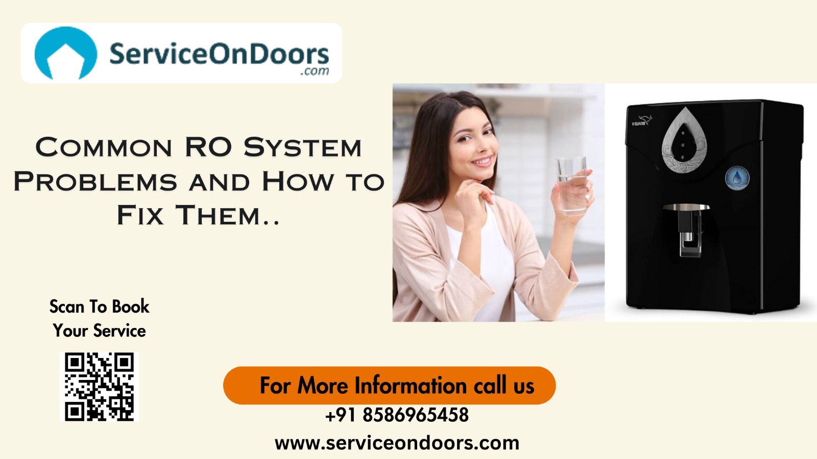 Top RO Water Purifier Service Providers in India | ServiceOnDoors | 8586965458