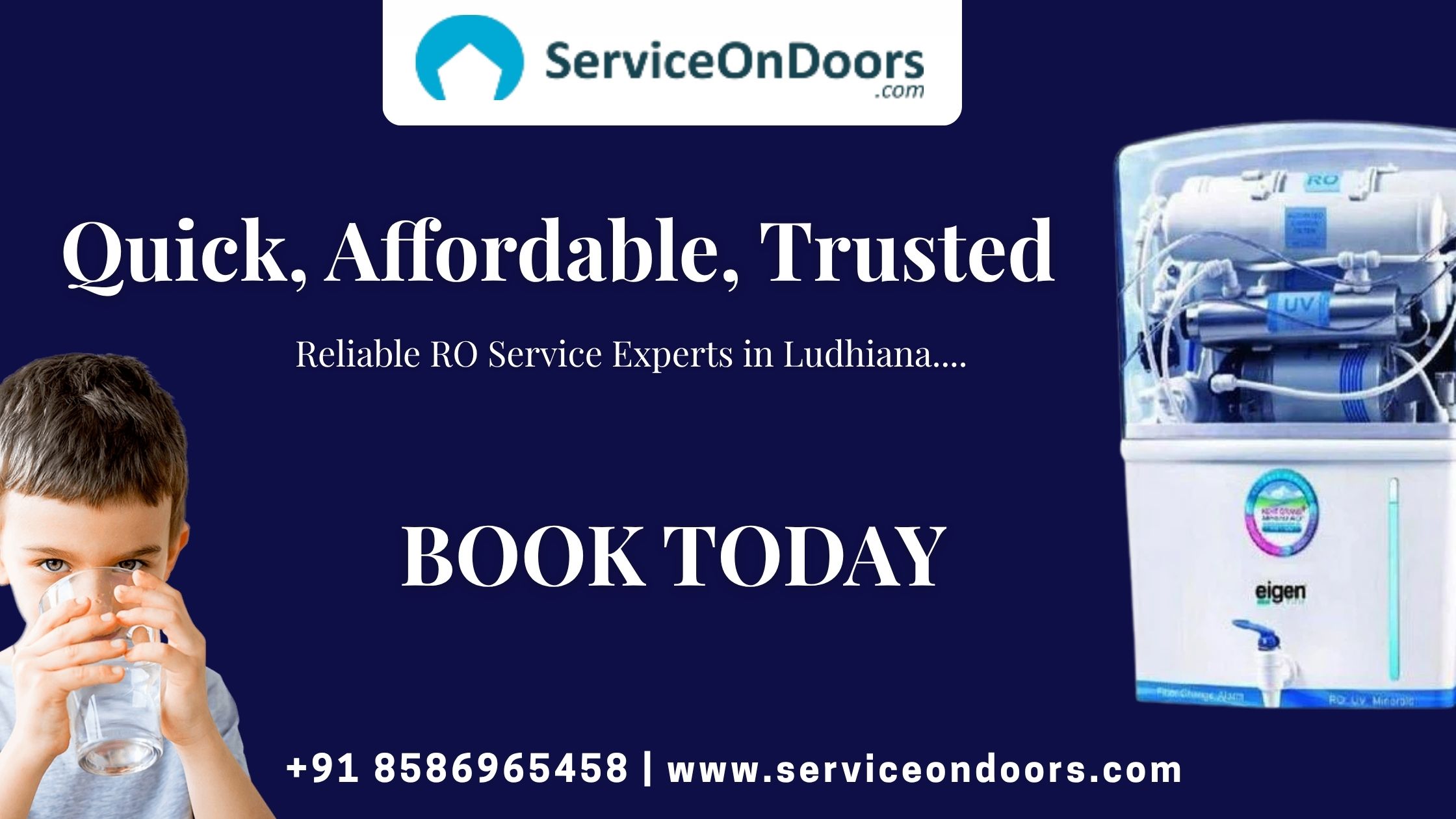RO Service in Ludhiana | Same Day RO Repair at Doorstep |  Call: 8586965458 | ServiceOnDoors