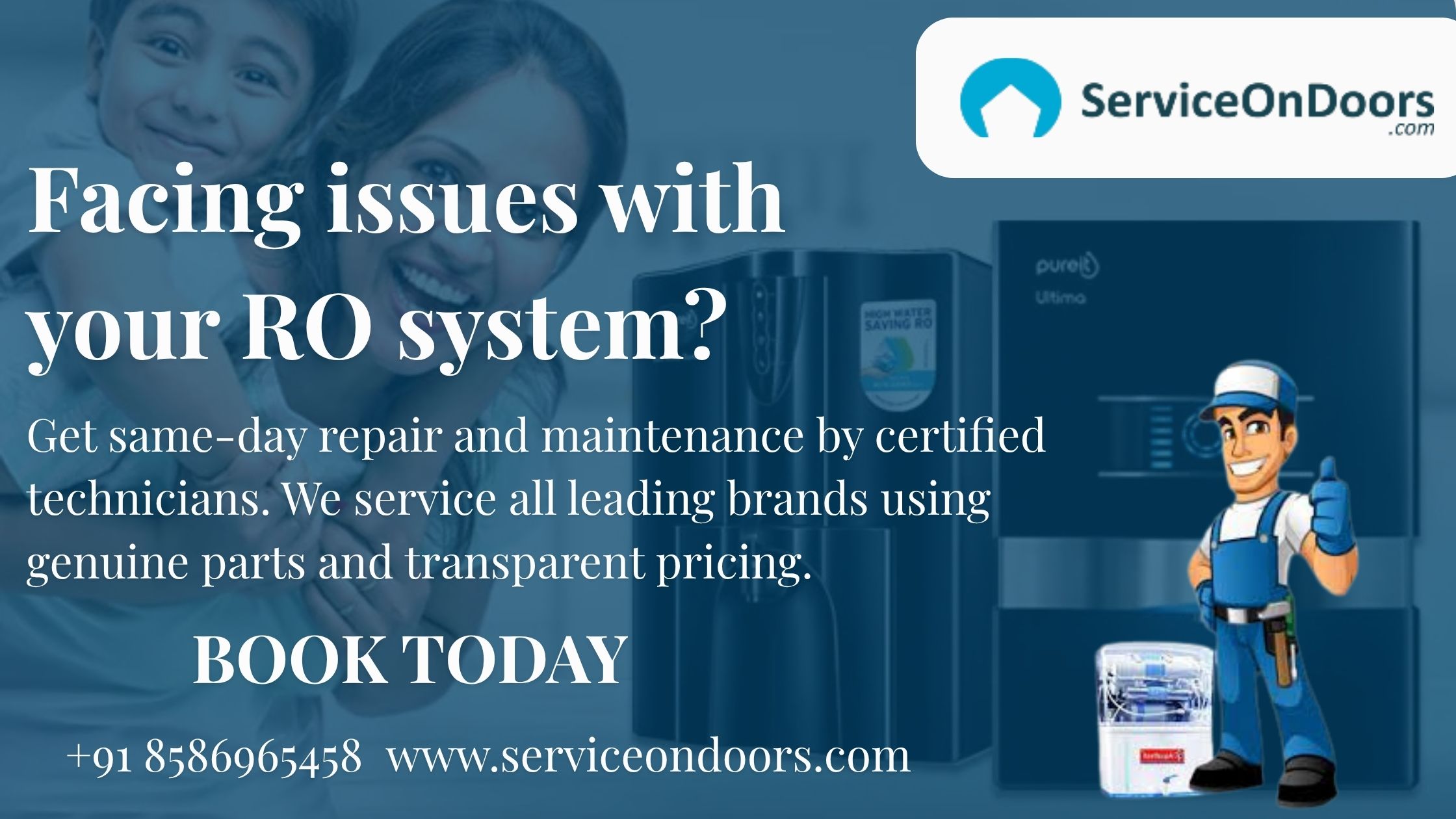 RO Service in Cuttack | Doorstep Water Purifier Repair  | Call: 8586965458 - ServiceOnDoors