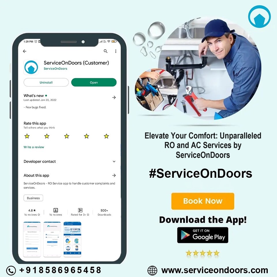 Premier RO and AC Service Provider in India | 8586965458 | Serviceondoors