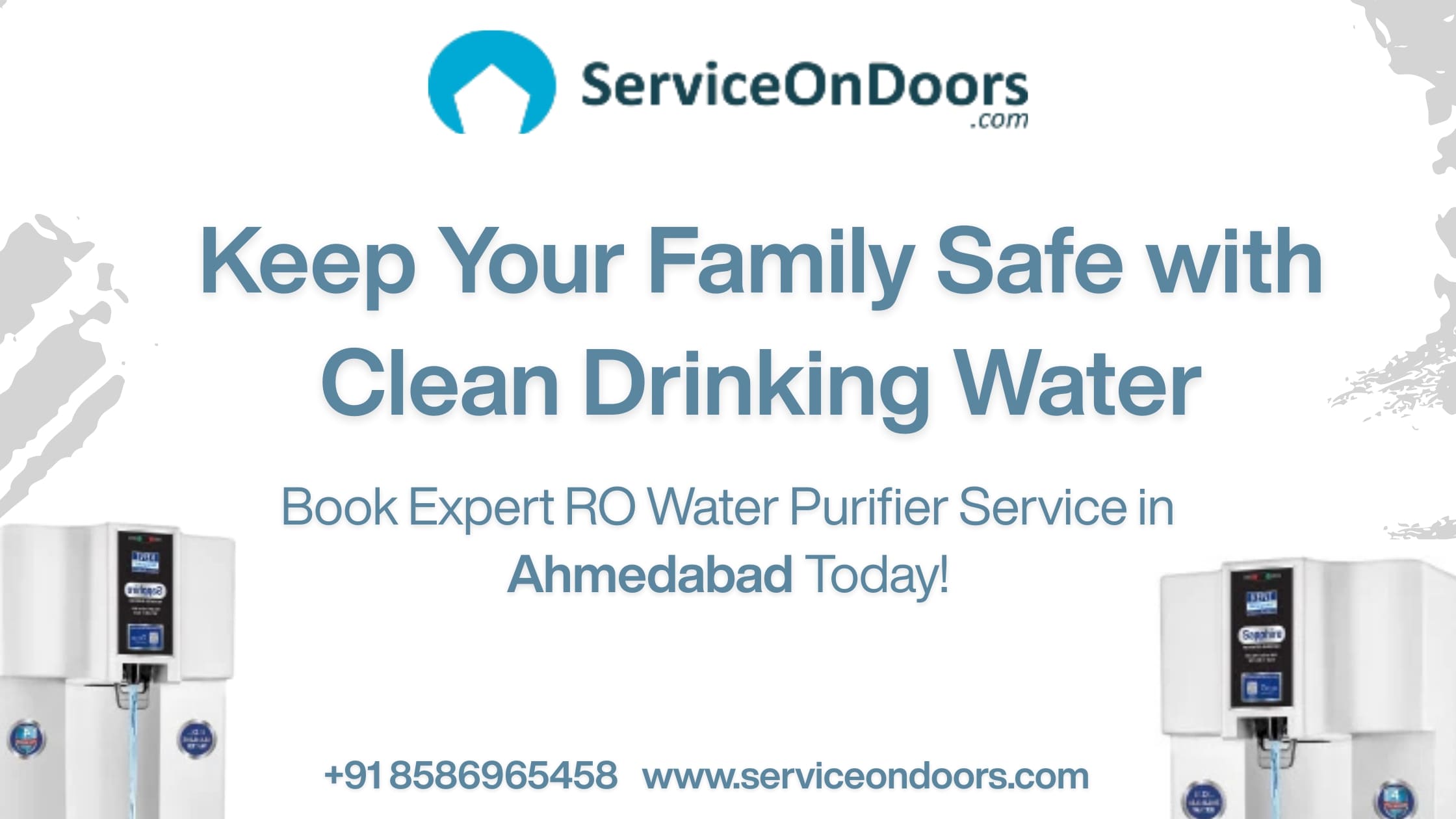 RO Water Purifier Service in Ahmedabad | Call: 8586965458 | Call: 8586965458 | RO Repair & Maintenance