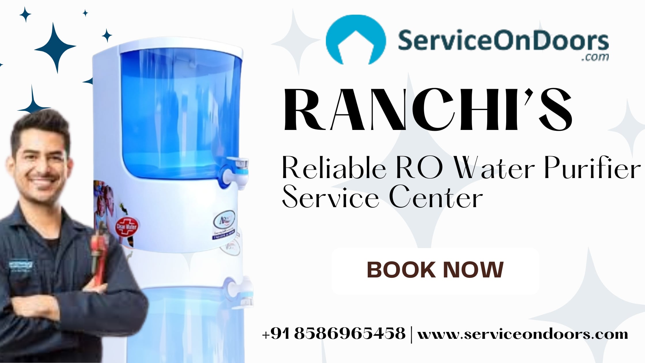 Best RO Water Purifier Service in Ranchi | Call: 8586965458 | ServiceOnDoors