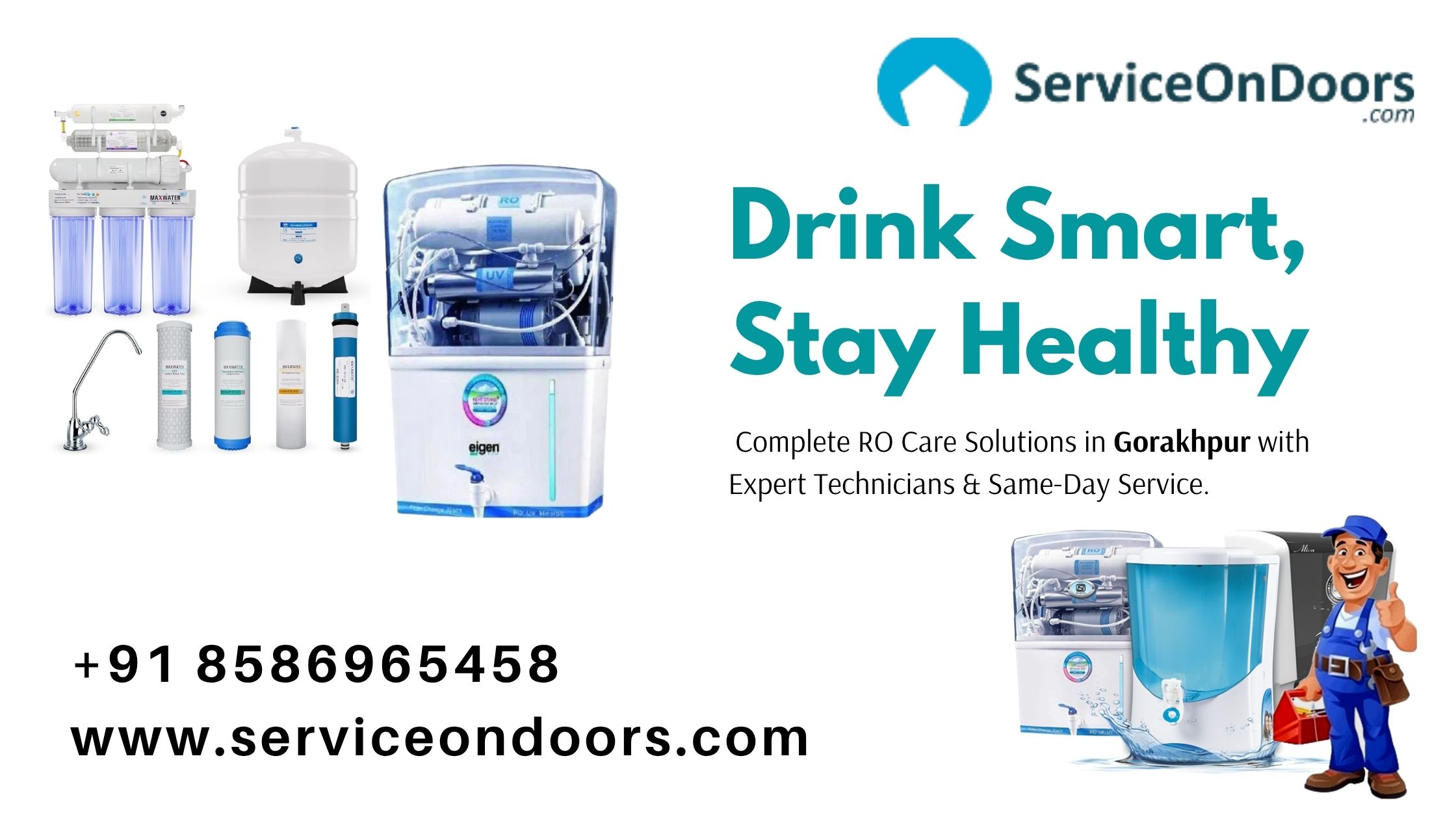 Expert Guide:for  RO Failures in Gorakhpur & Fast Fixes | Call 8586965458 | ServiceOnDoors