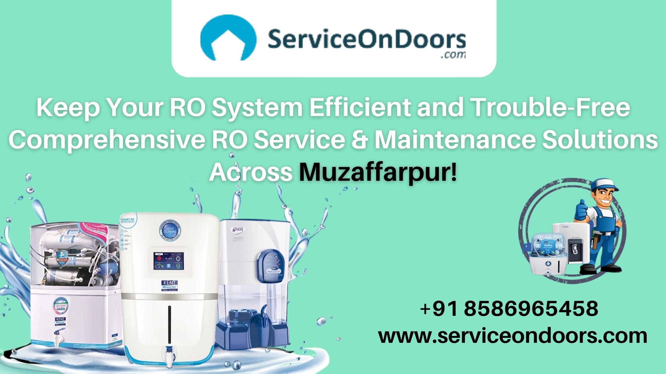RO Service in Muzaffarpur | Water Purifier  Maintenance |  Call: 8586965458 -  ServiceOnDoors